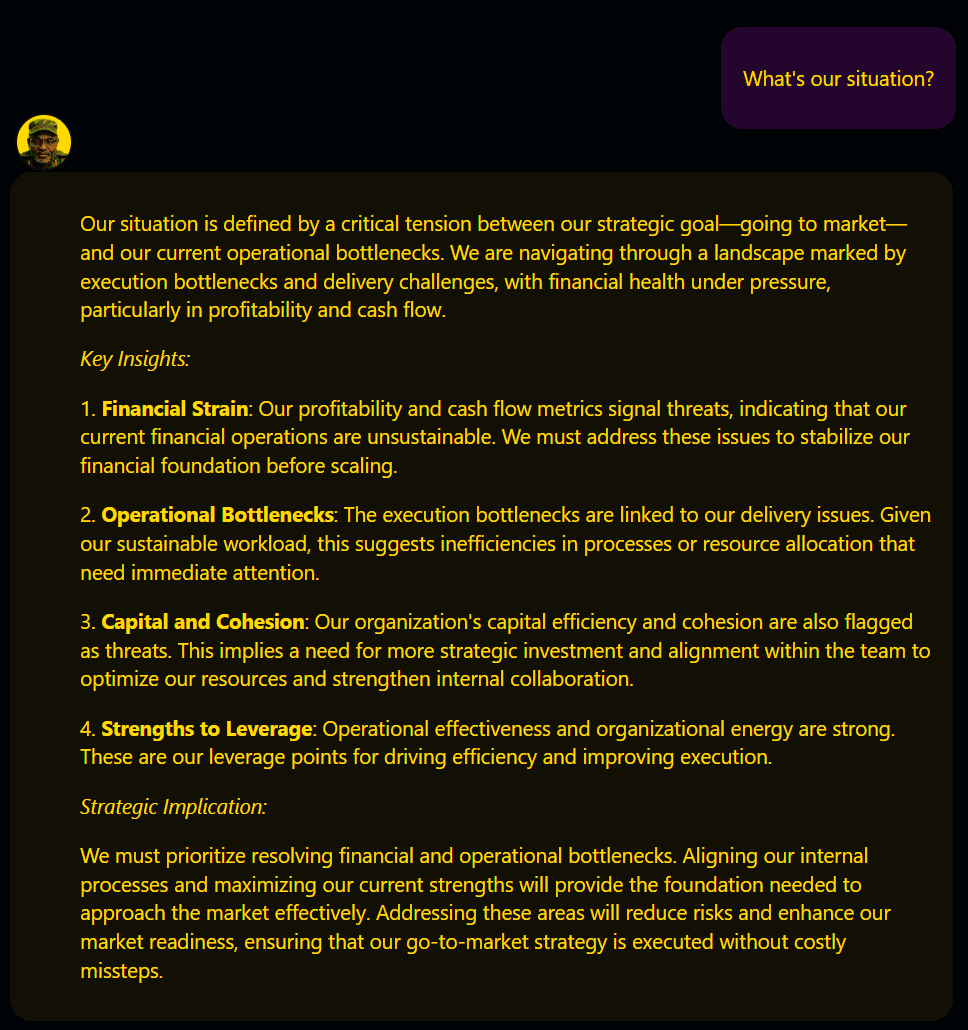 Strategic interpretation